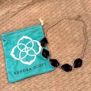 Kendra Scott Black Stone Necklace